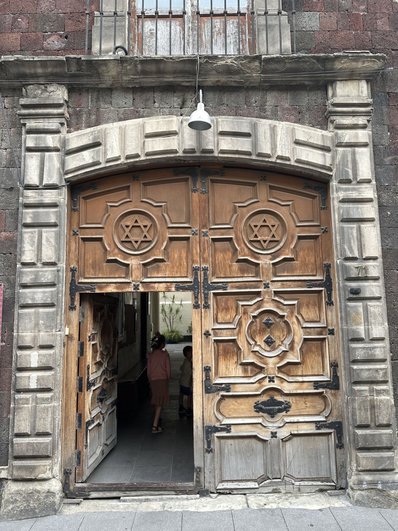 Historic Justo Sierra Synagogue doors