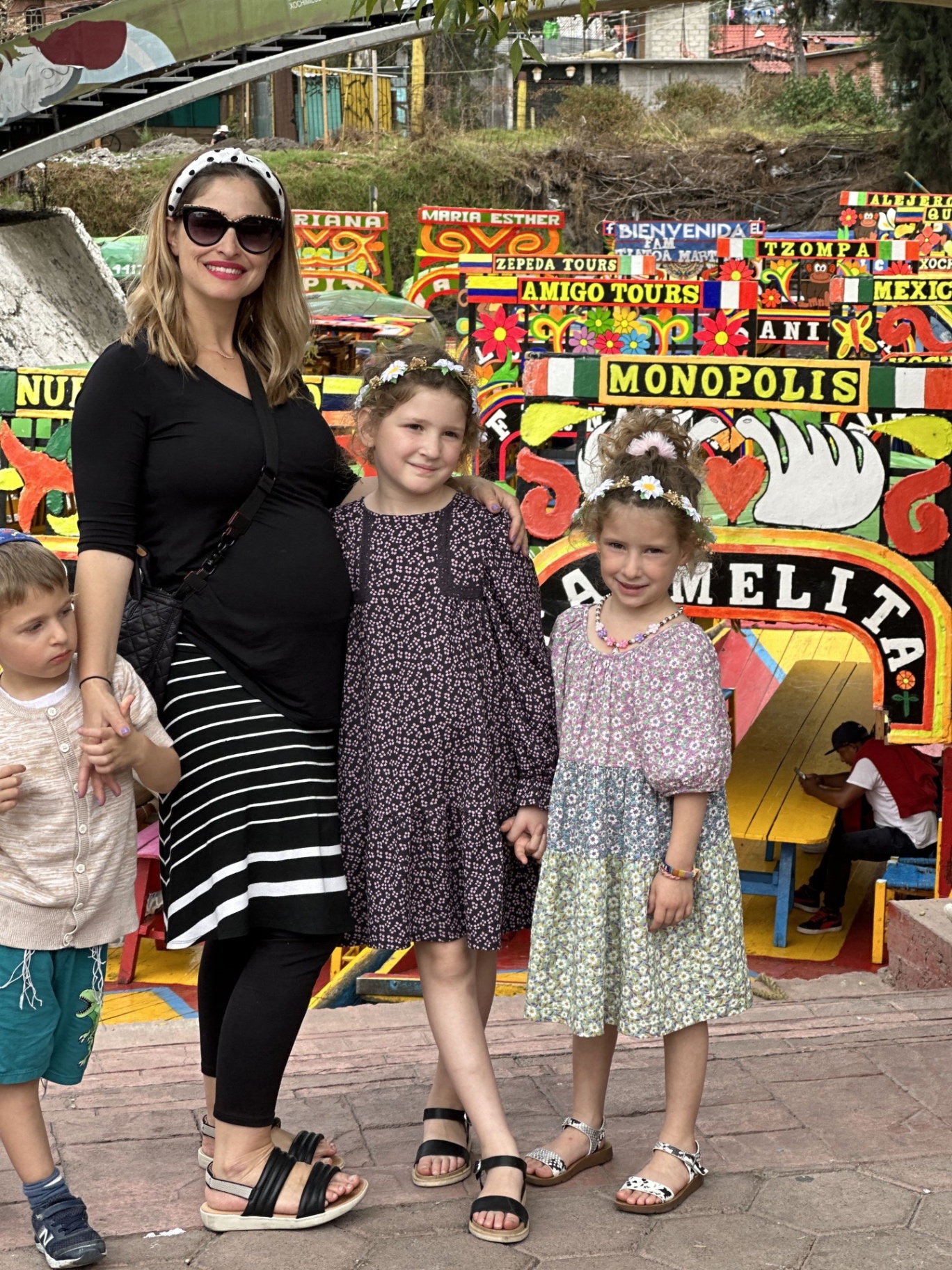 Family portrait at Xochimilco