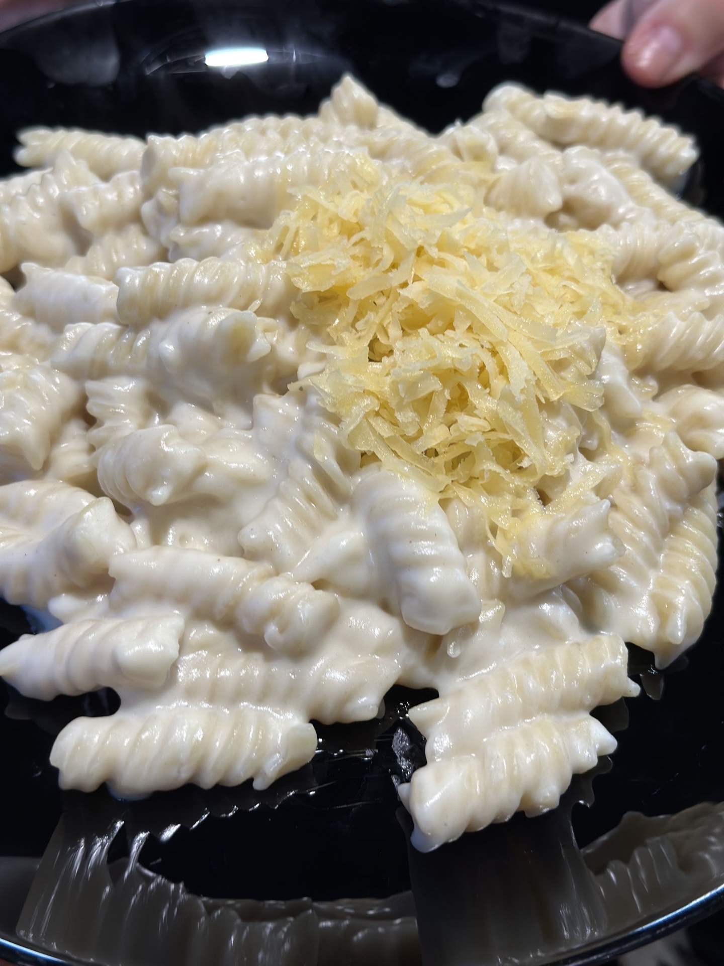Fresh pasta with parmesan
