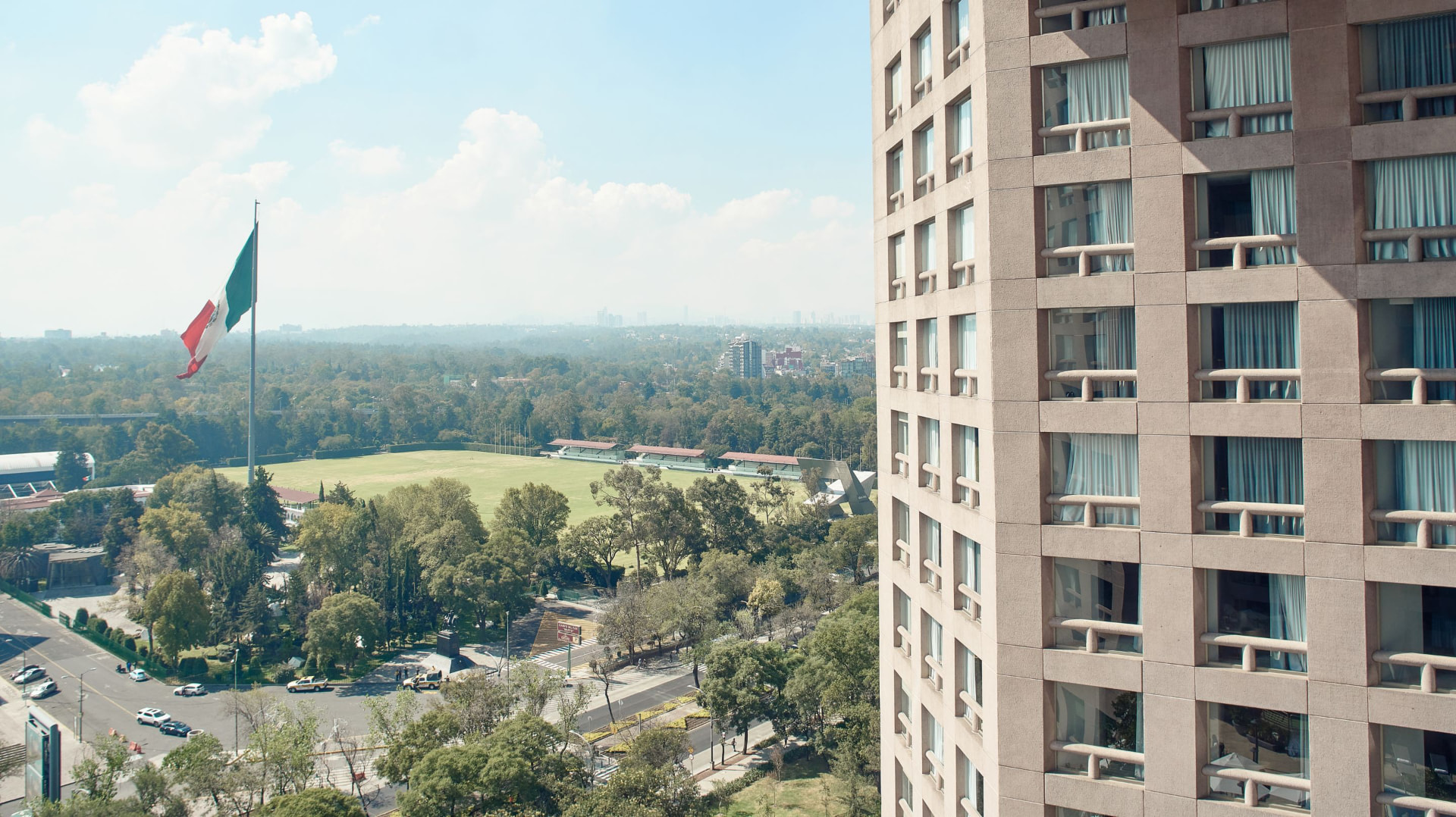 City view over Chapultepec
