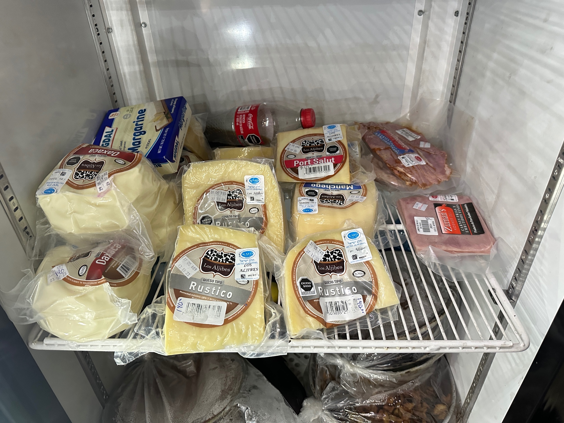 Cholov Yisroel cheeses and deli