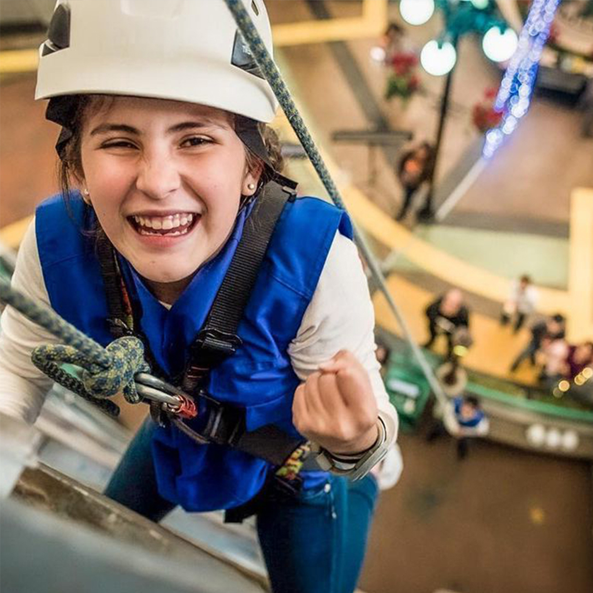 KidZania climbing wall