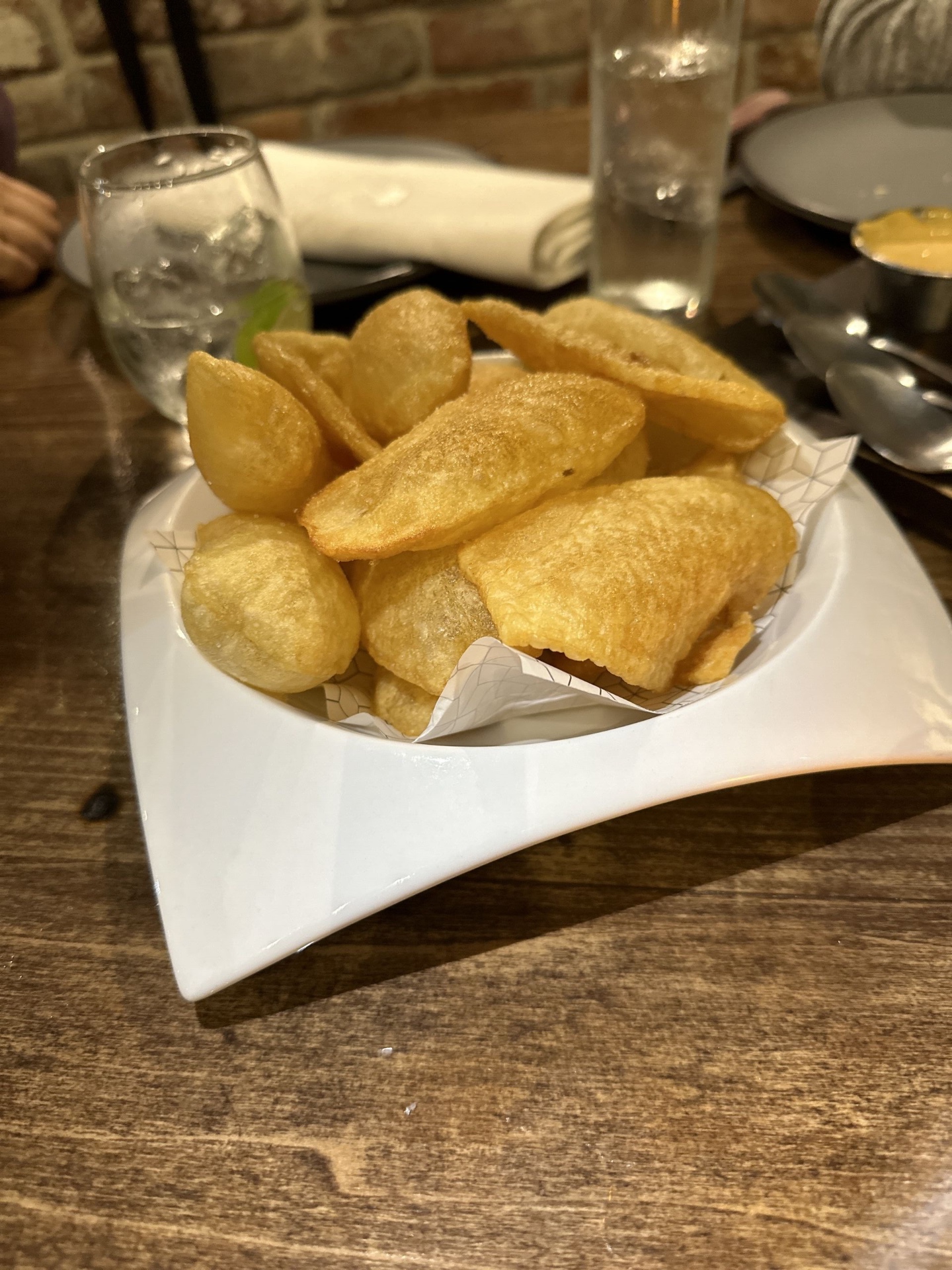 Fried potato pastries